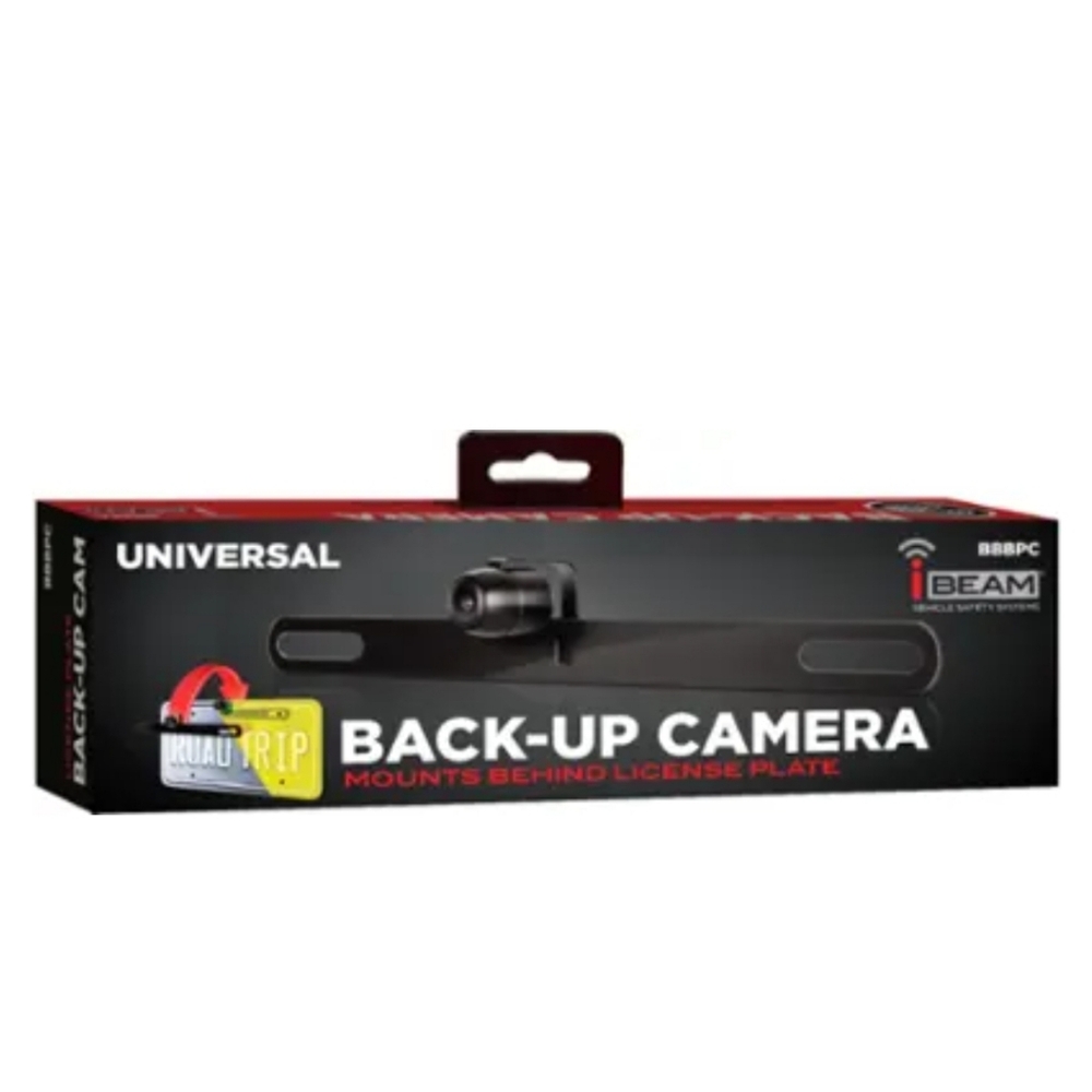 Metra - License Plate Back-Up Camera - Black